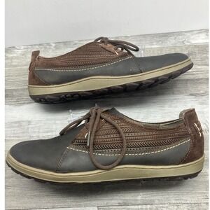 Merrell Coffee Bean Brown Leather Suede Lace Up Shoes Womens 9.5 J42514 Oxford